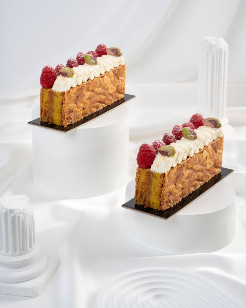 MILLE-FEUILLE PISTACHE FRAMBOISE