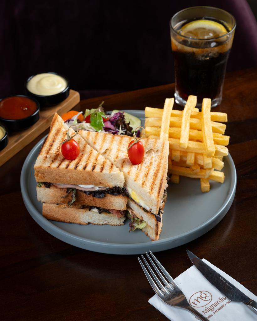 MENU CLUB SANDWICH THON CONCOMBRE
