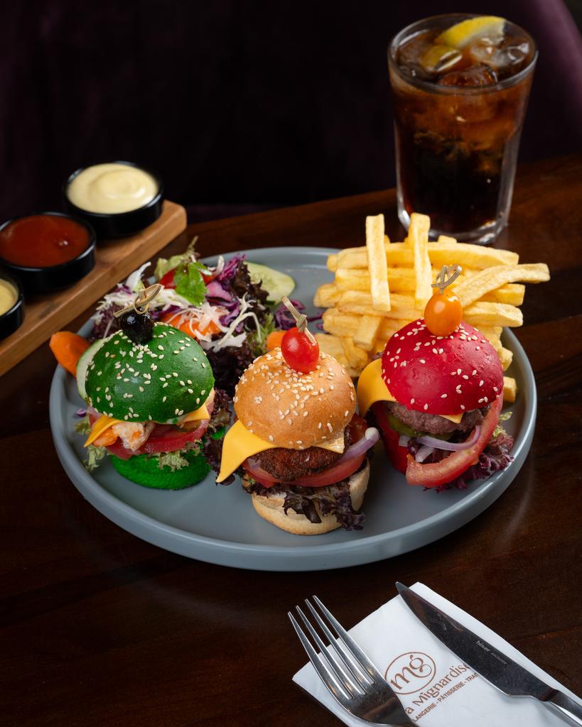 X BURGER TRIO MINI MIX